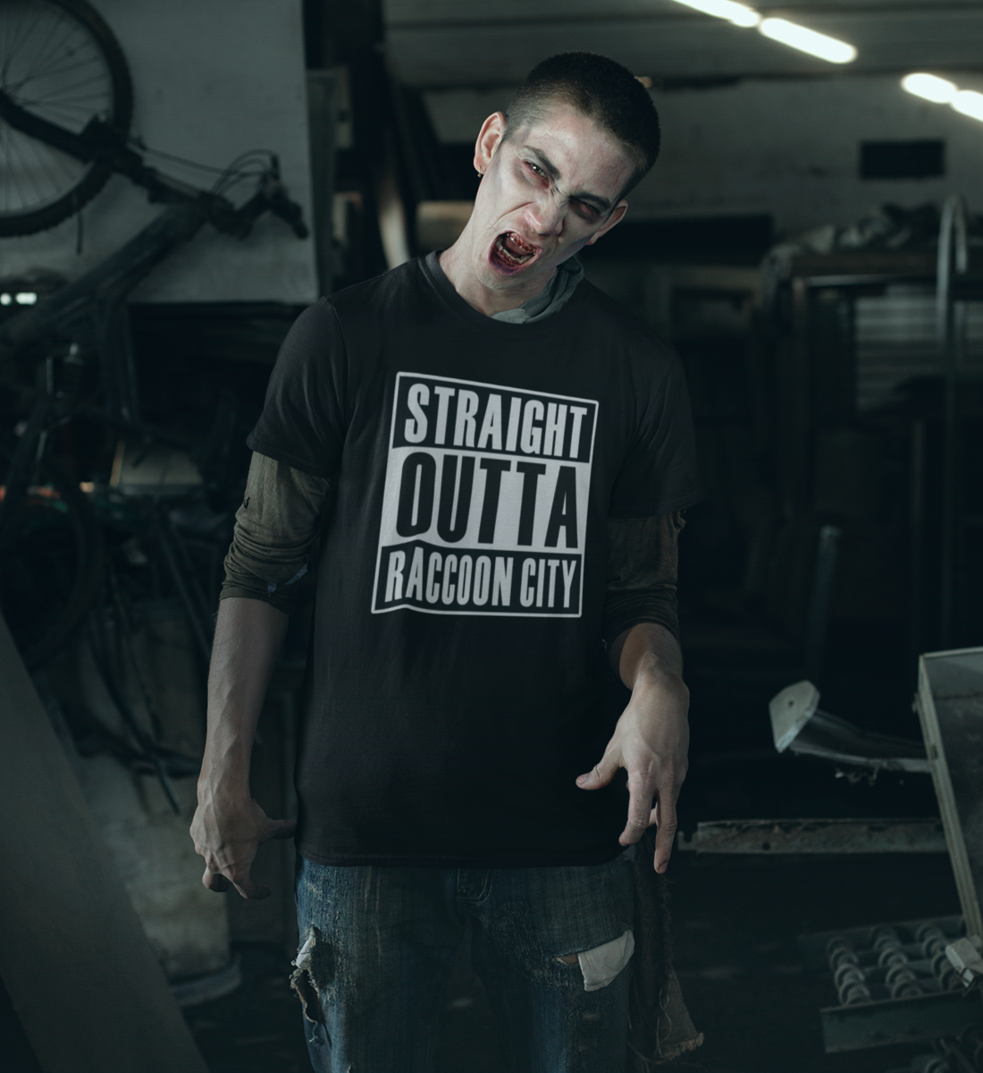 BIG RACCOON CITY - Herren Shirt