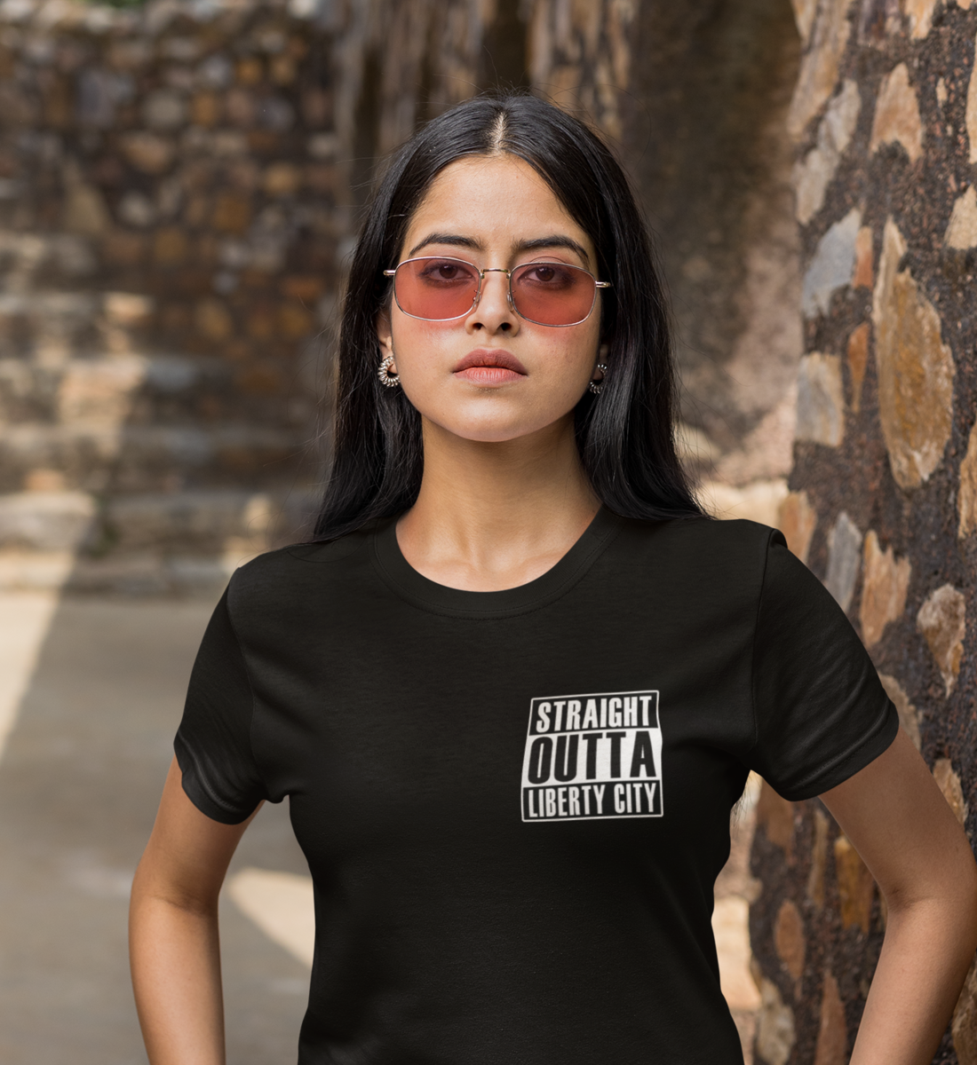 SMALL LIBERTY CITY  - Herren Shirt